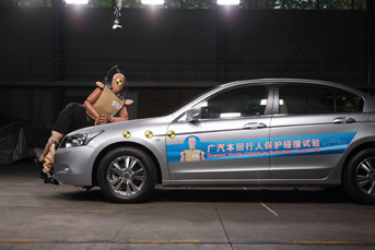 HondaÀֳɾÙÐк£ÄÚÊ×´ÎÐÐÈ˱£»£»
£»£»£»¤ÅöײÊÔÑé-ÐÐÈ˱£»£»
£»£»£»¤ÅöײÊÔÑéÏÖ³¡